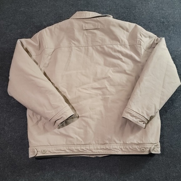 Rothco Jacket Mens XL Khaki Bomber Canvas Utility Field‎ Coat Quilted Liner - Picture 7 of 7